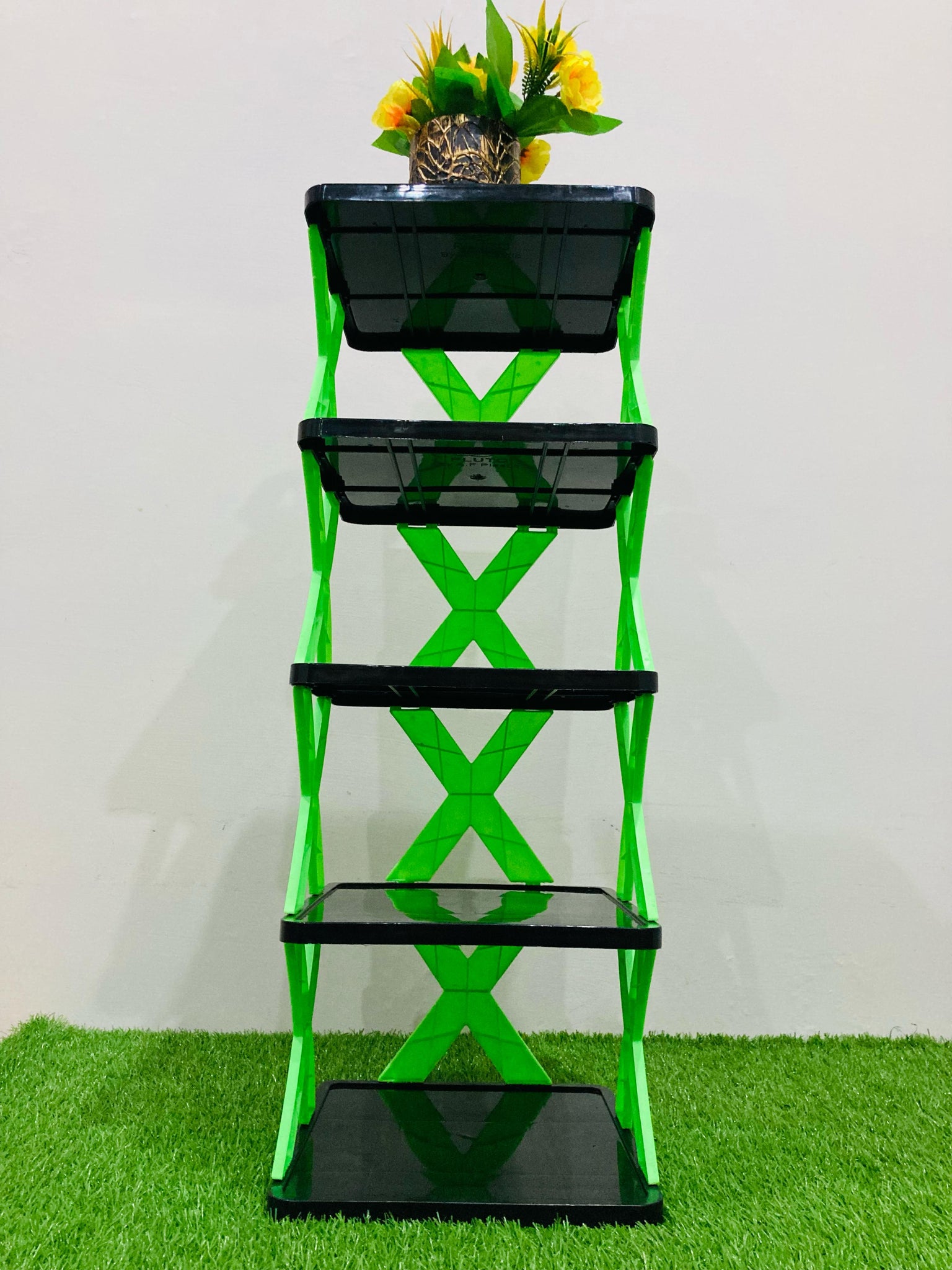 5 Layers Stackable Vertical Space Saving Shoe Rack