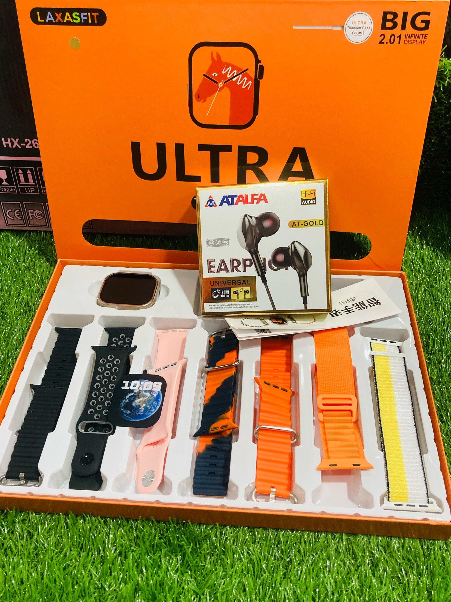 7 Straps Watch Ultra + ATGOLD Premium Handfrees Deal